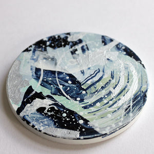 Distant Shores hand painted coasters