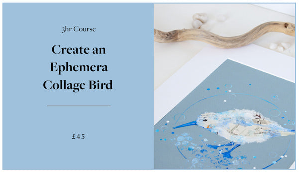 Create an Ephemera Bird Class 6hrs Group Class