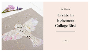 Create an Ephemera Collage Bird Class  3hrs