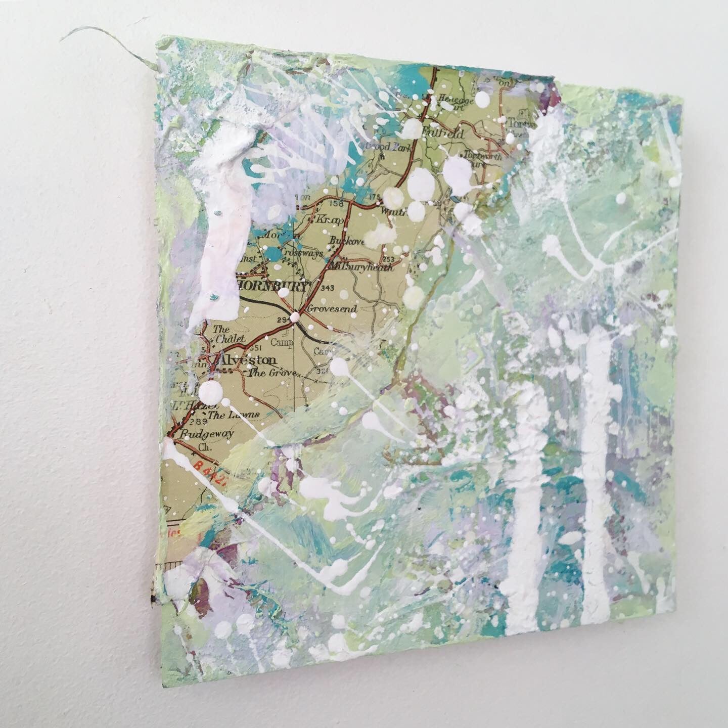 Ridgeway Abstract painting 20cm x 20cm