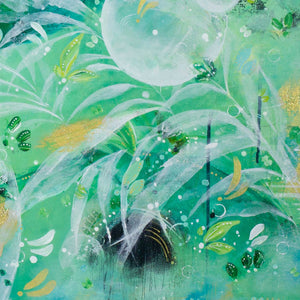 Flourish |  Green Rainforest Painting