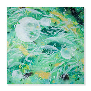 Flourish |  Green Rainforest Painting