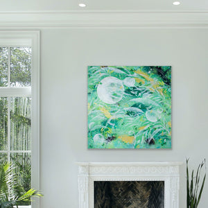 Flourish |  Green Rainforest Painting