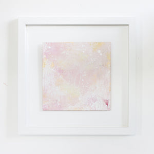 Glimmer Framed Abstract Painting 14" | 35.5cm sq
