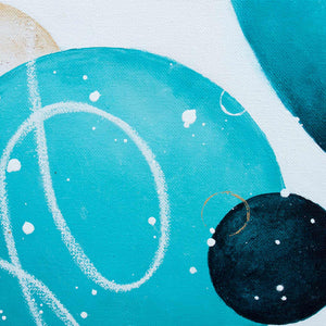 Infinity Moonbathing Moon Painting 60cm x 75cm