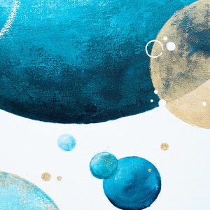 Infinity Moonbathing Moon Painting 60cm x 75cm