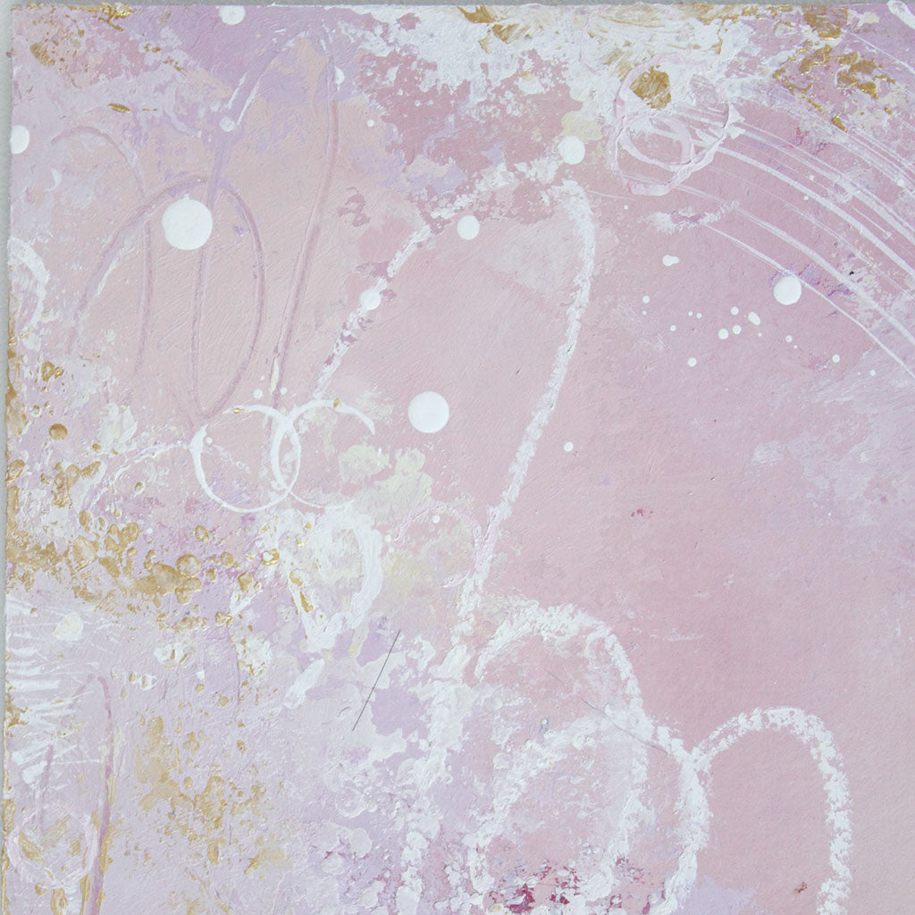 Entranced Framed Abstract Painting 35.5cm x 35.5cm | 14" sq