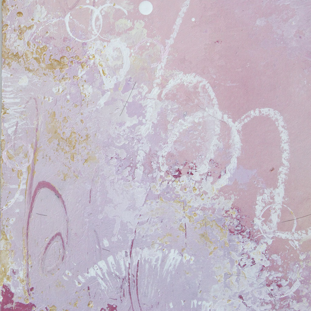 Entranced Framed Abstract Painting 35.5cm x 35.5cm | 14" sq