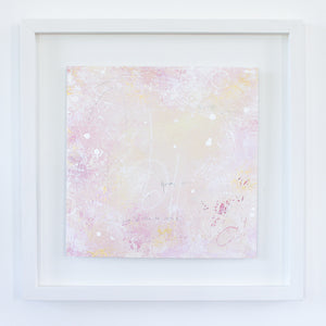 Stardust Framed Abstract Painting 44cm x 44cm