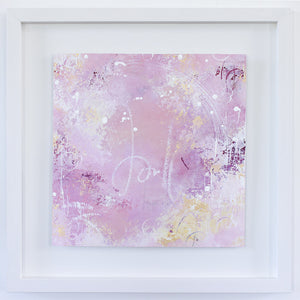 Cherished Framed Abstract Painting 44cm x 44cm