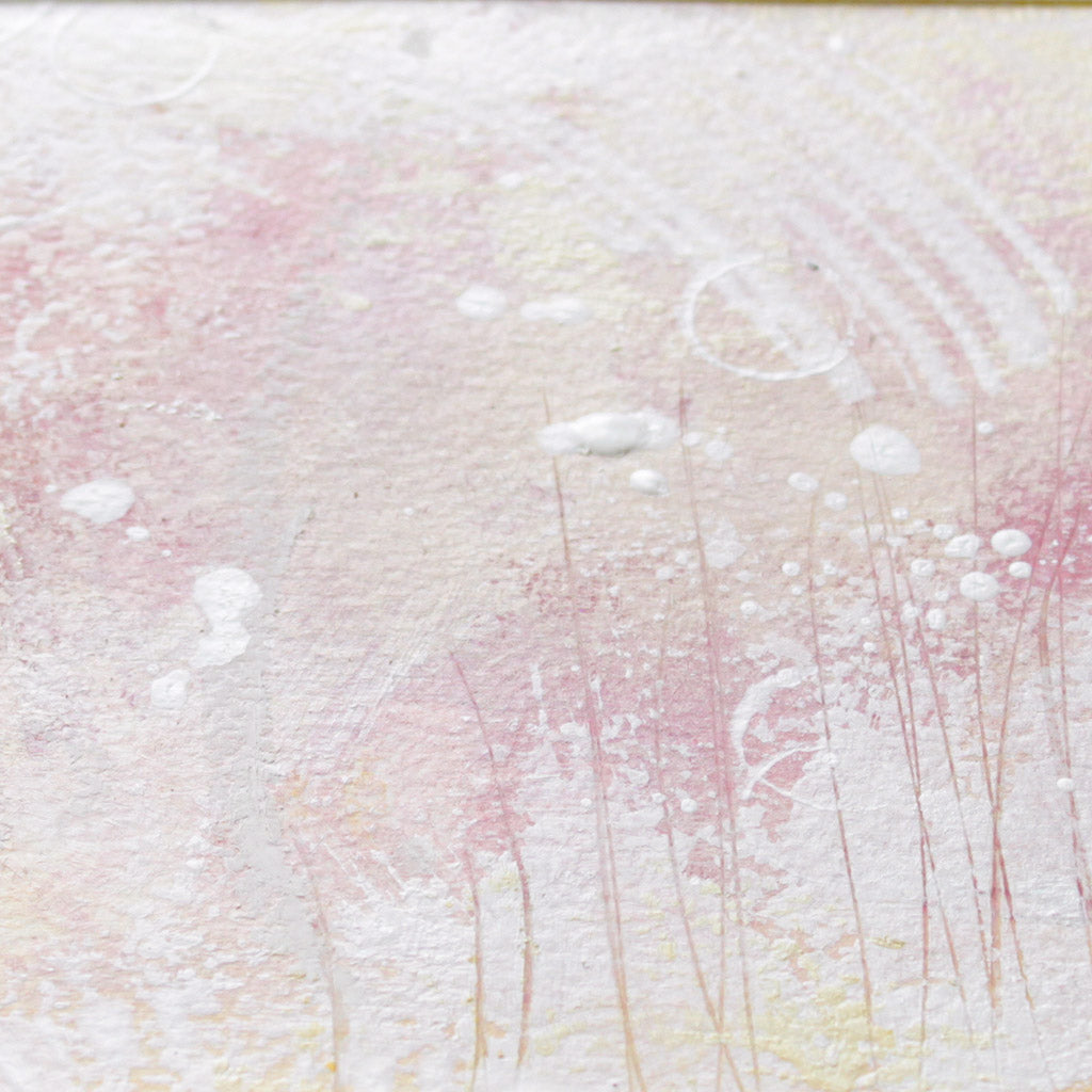 Entice Abstract Painting on Paper 8" x 10"