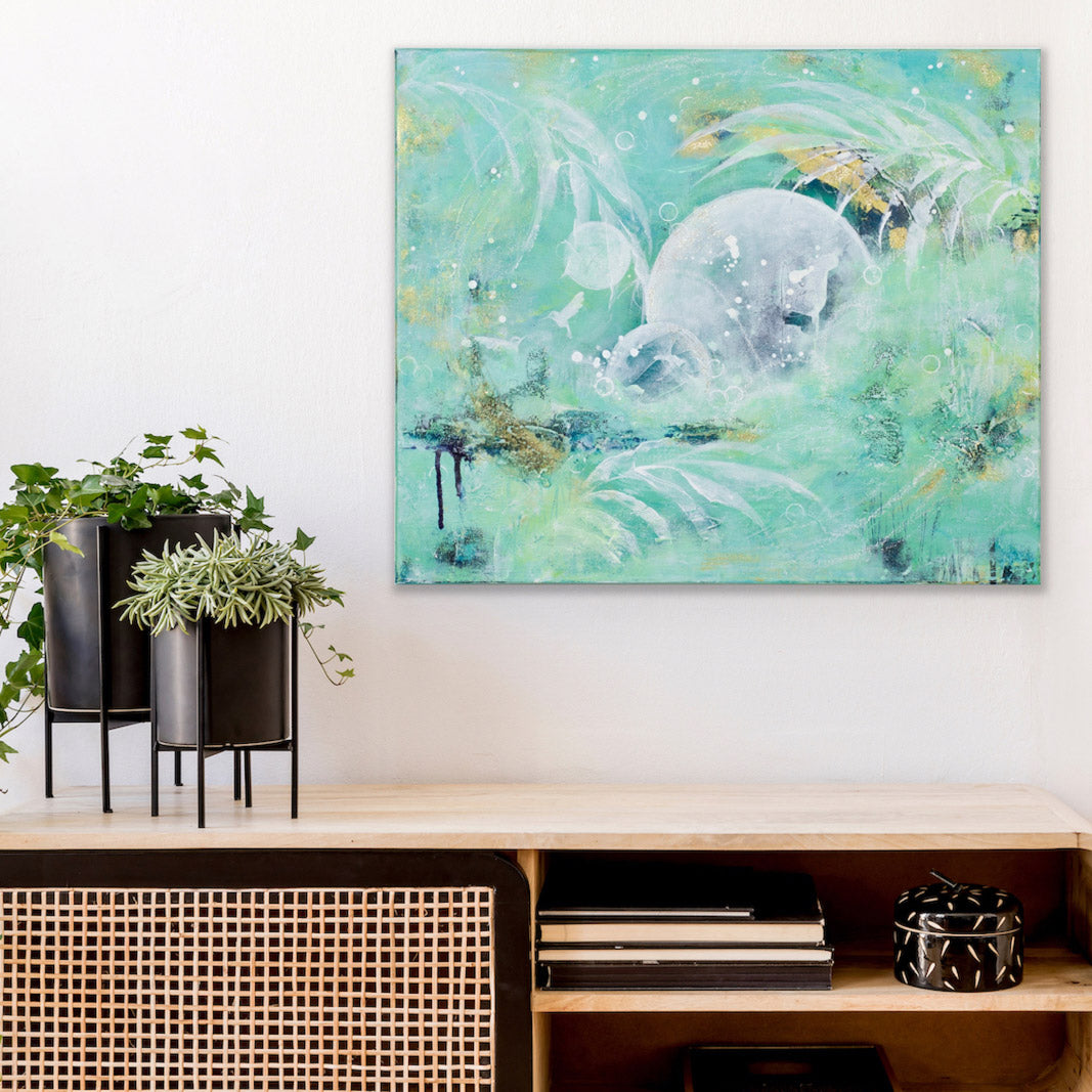 Utopia  |  Green Rainforest Painting
