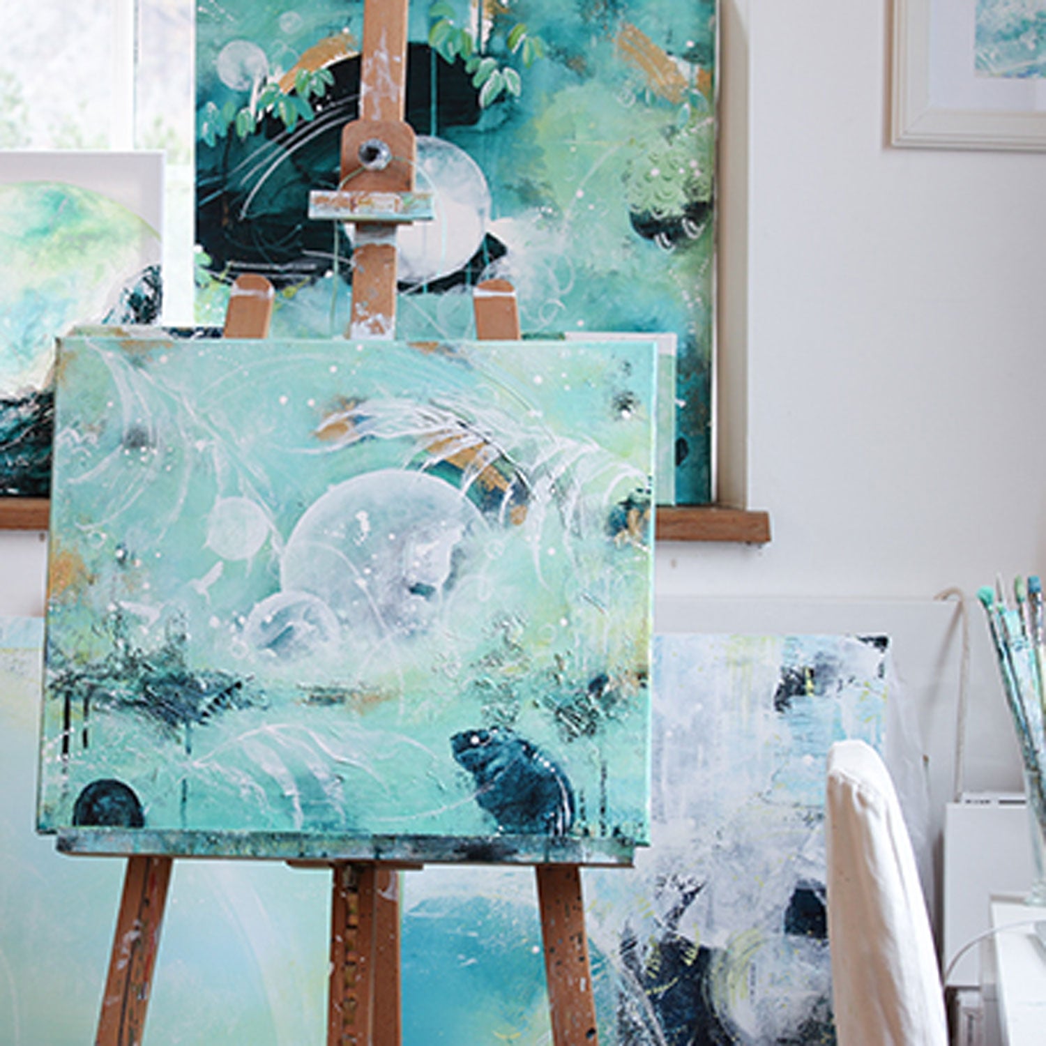 Utopia  |  Green Rainforest Painting