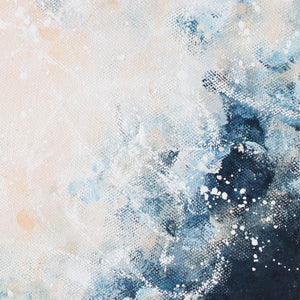 Moonrise Moon Acrylic Painting 20cm by 20cm