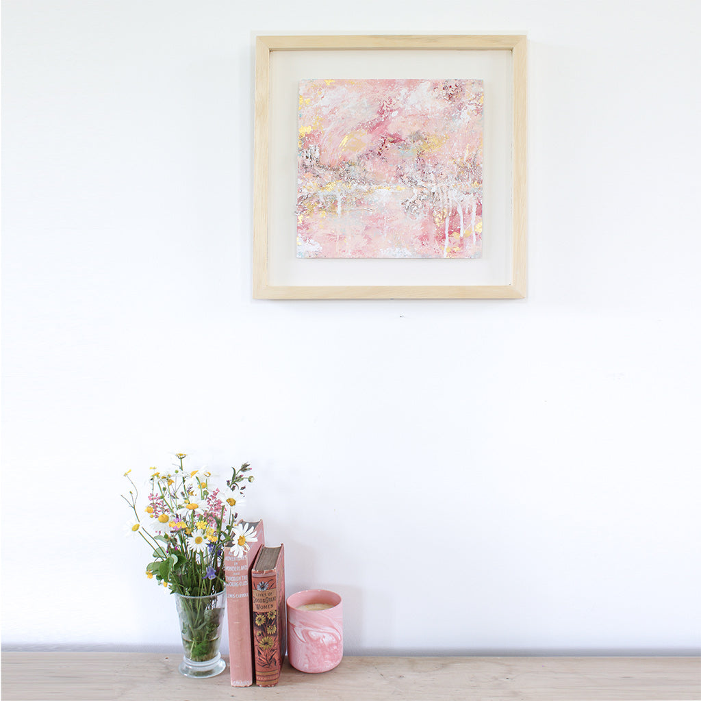 Tender Light Abstract Painting 44cm x 44cm