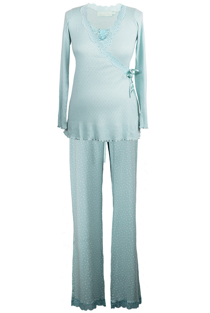 Nursing pyjamas set  Nursing & Maternity Nightwear UK - Charlotte