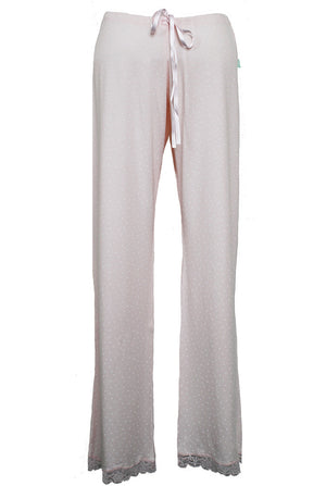 pink maternity nursing pjs trousers