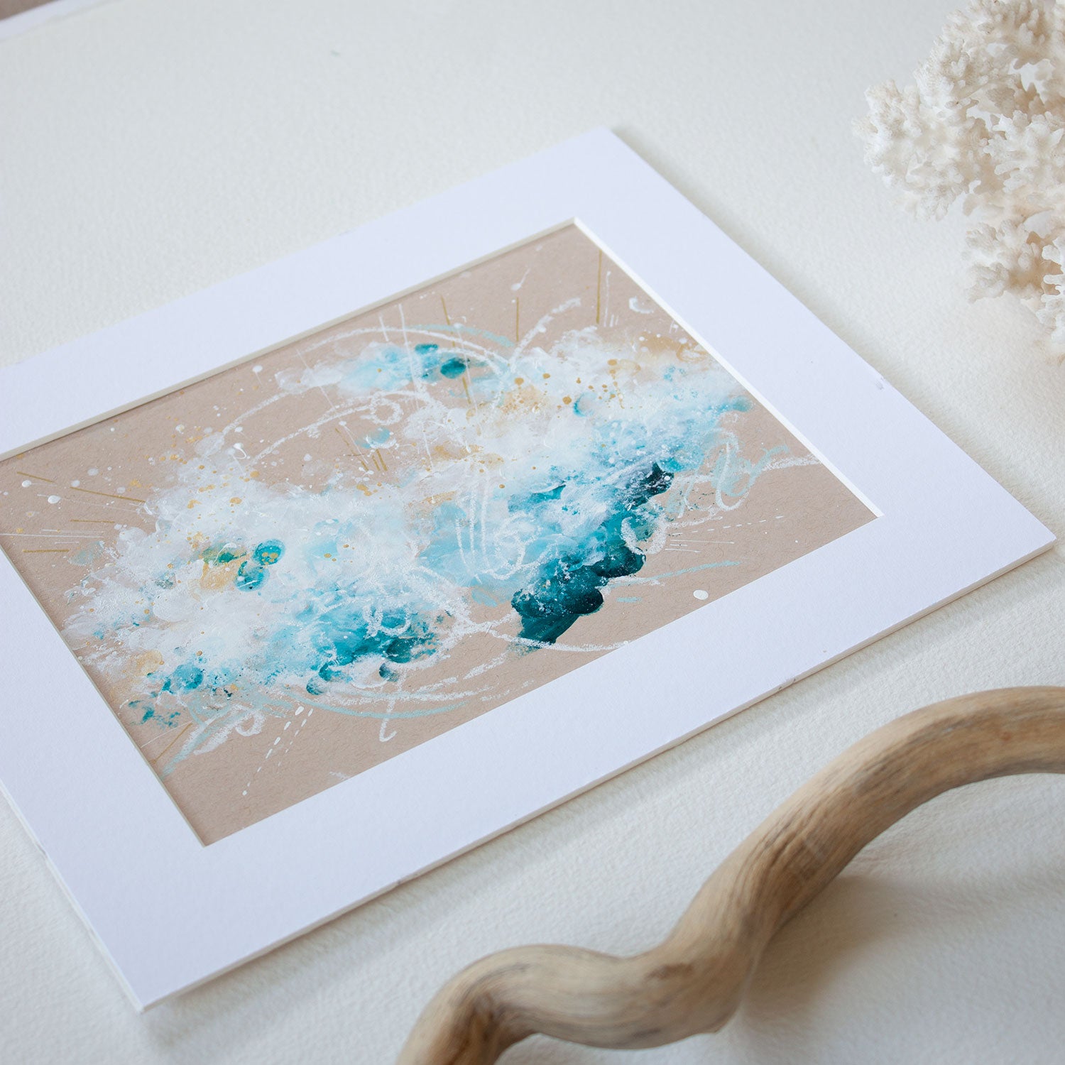 Elation Moon Painting 8" x 10"