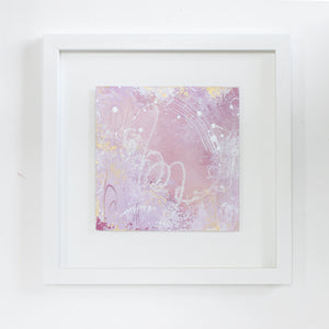 Entranced Framed Abstract Painting 35.5cm x 35.5cm | 14" sq