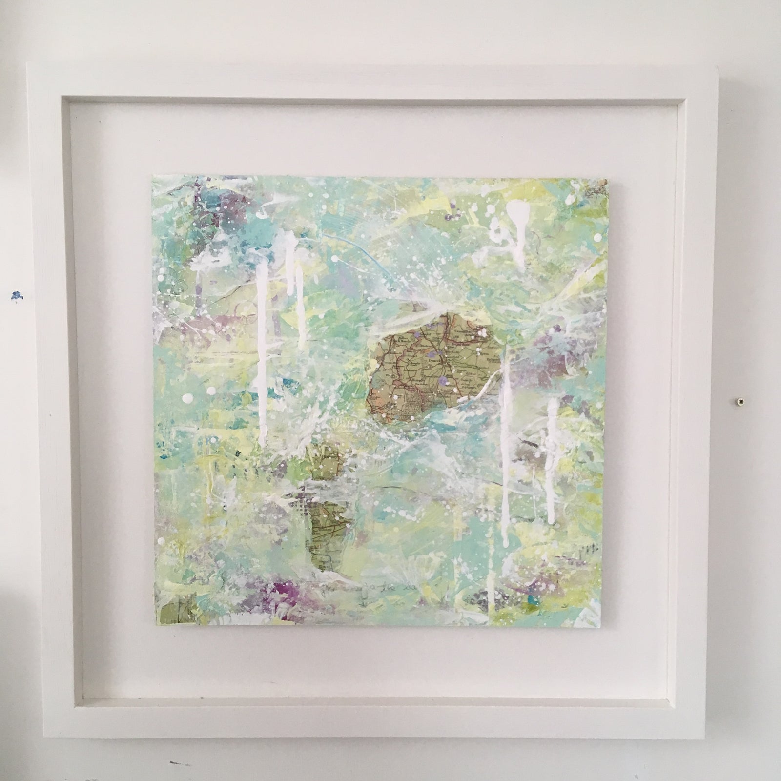 Traverse abstract painting contour series