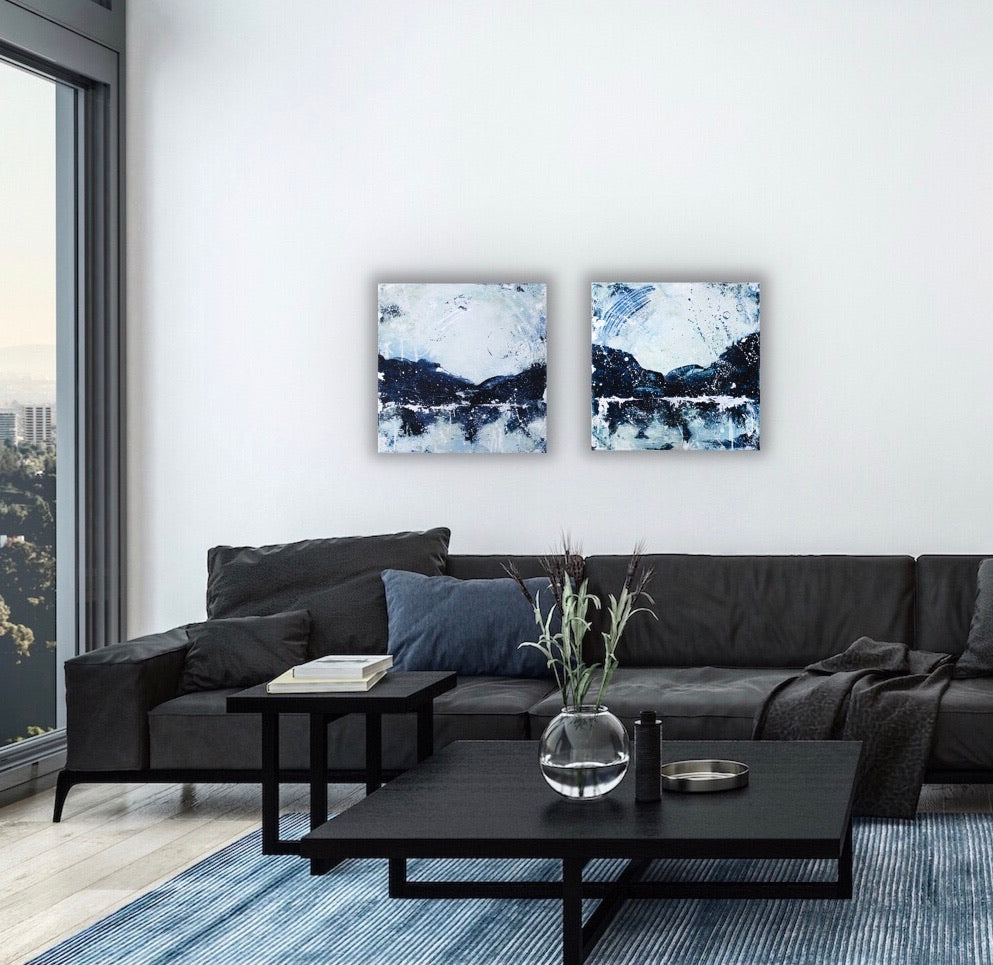 Distant Shores 5 abstract painting