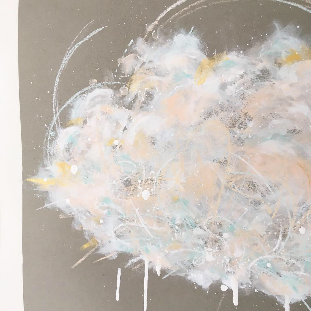 Cloudburst 33 Original Abstract Acrylic Painting