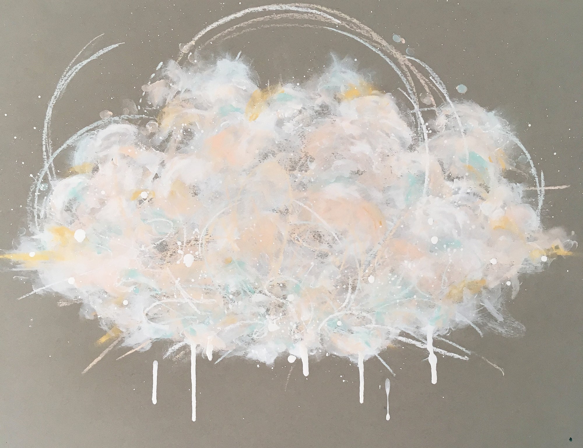 Cloudburst 33 Original Abstract Acrylic Painting