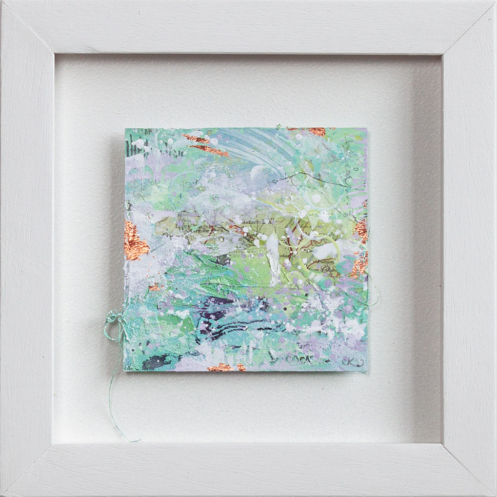Meander Abstract painting 20cm x 20cm