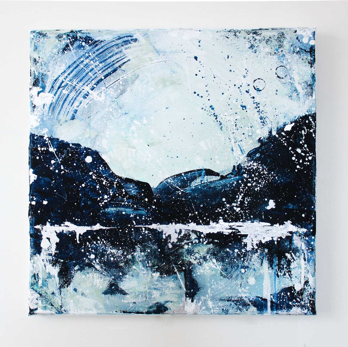 Distant Shores 5 abstract painting
