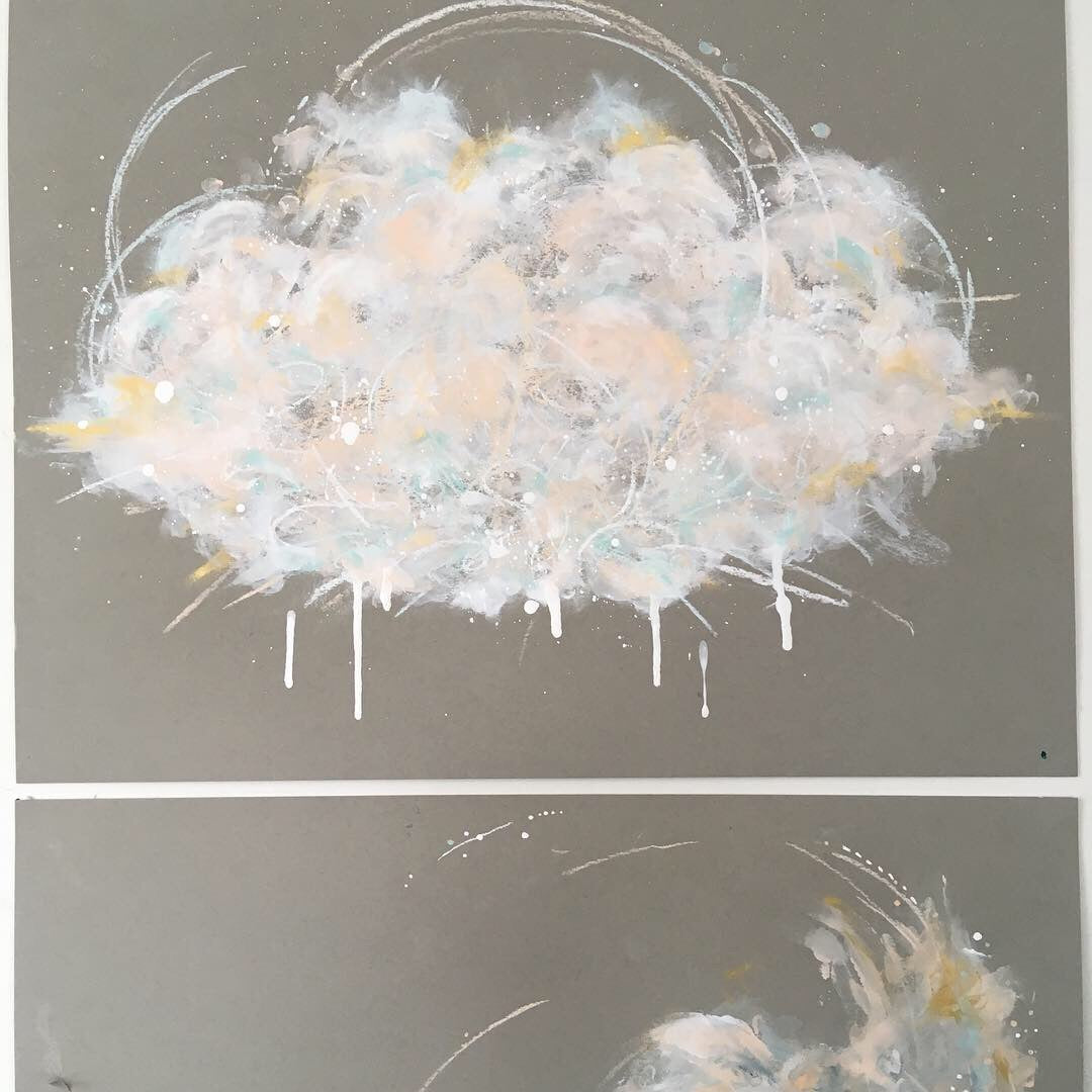 Cloudburst 33 Original Abstract Acrylic Painting