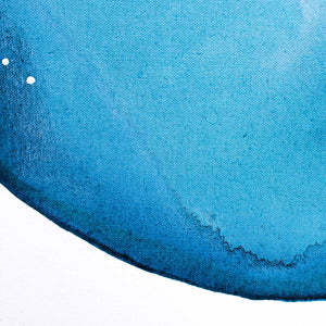 Exhalation Moonbathing Abstract Painting 90cm x 90cm