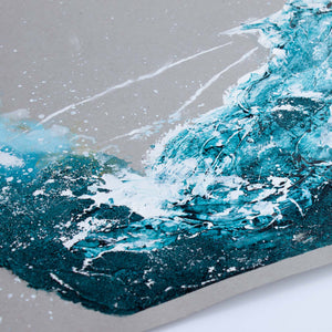 Sunkissed Shoreline Moonbathing Moon Painting 45.7cm x 61cm | 18" x 24"